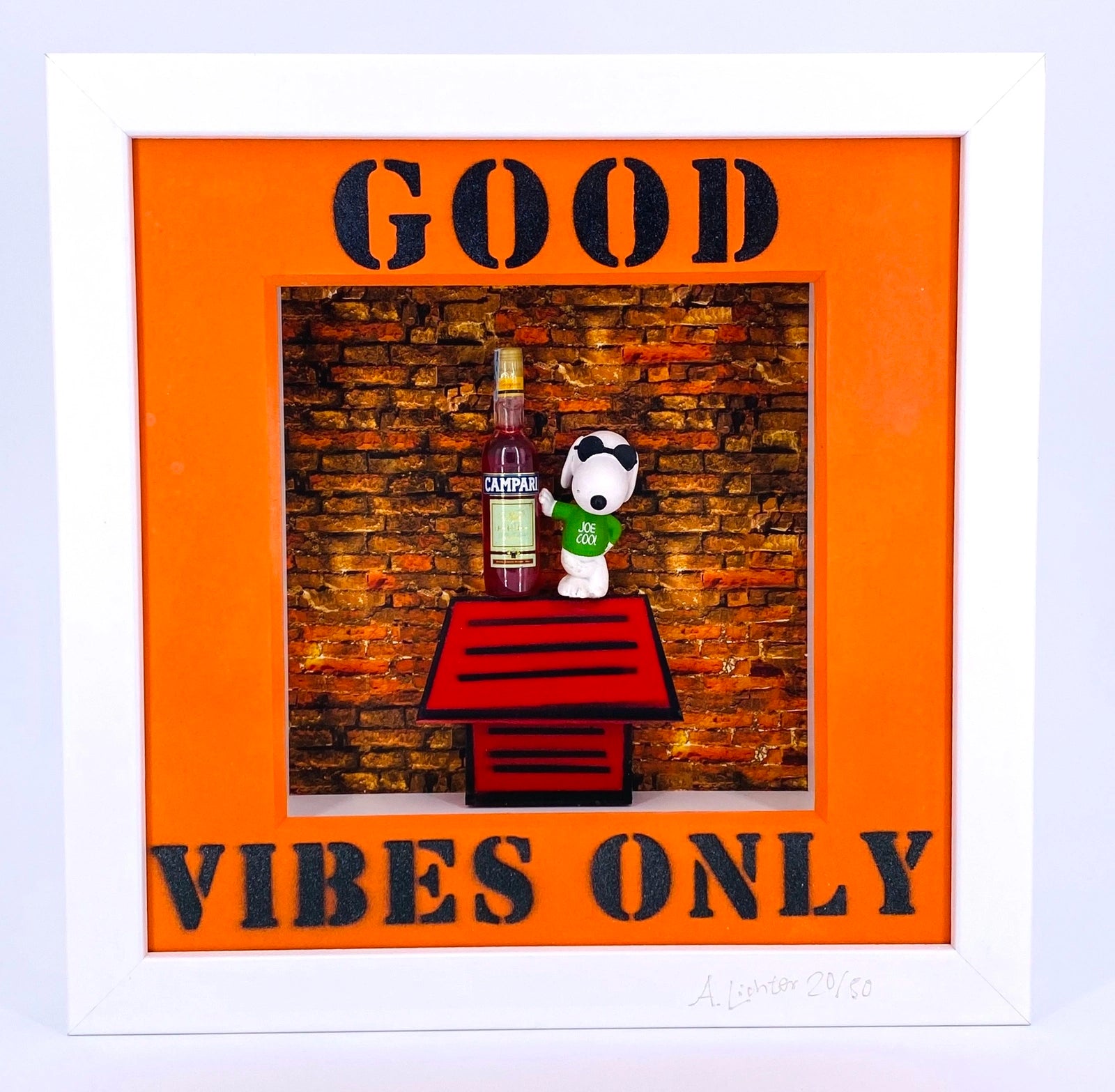 Andreas Lichter - Good Vibes only Snoopy Campari - Galerie Vogel
