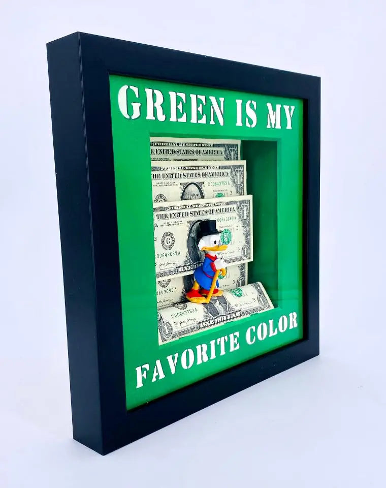 Andreas Lichter - Green is my favorite color - Dagobert Duck - Galerie Vogel
