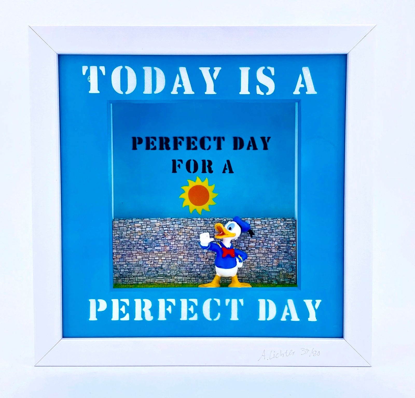 Andreas Lichter - Today is a perfect day Donald Duck - Galerie Vogel