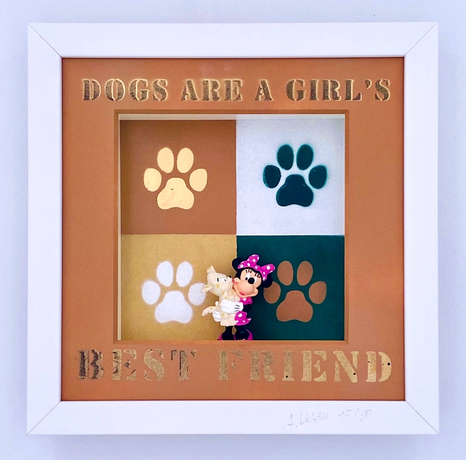 Andreas Lichter - Dogs girls best friend elegant - Galerie Vogel
