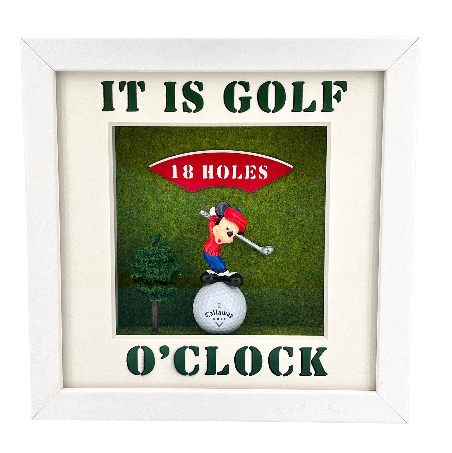 Andreas Lichter - It is Golf o'clock - Micky - Galerie Vogel