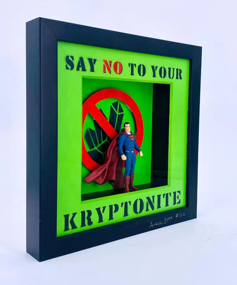 Andreas Lichter - Say no to your Kryptonite - Superman - Galerie Vogel
