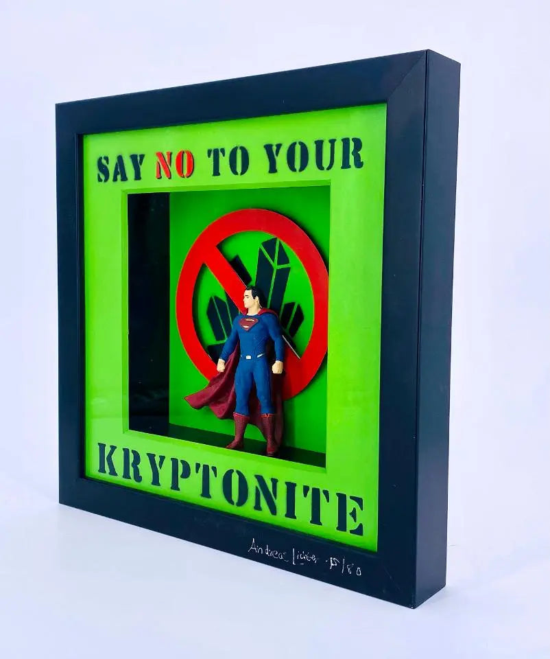 Andreas Lichter - Say no to your Kryptonite - Superman - Galerie Vogel