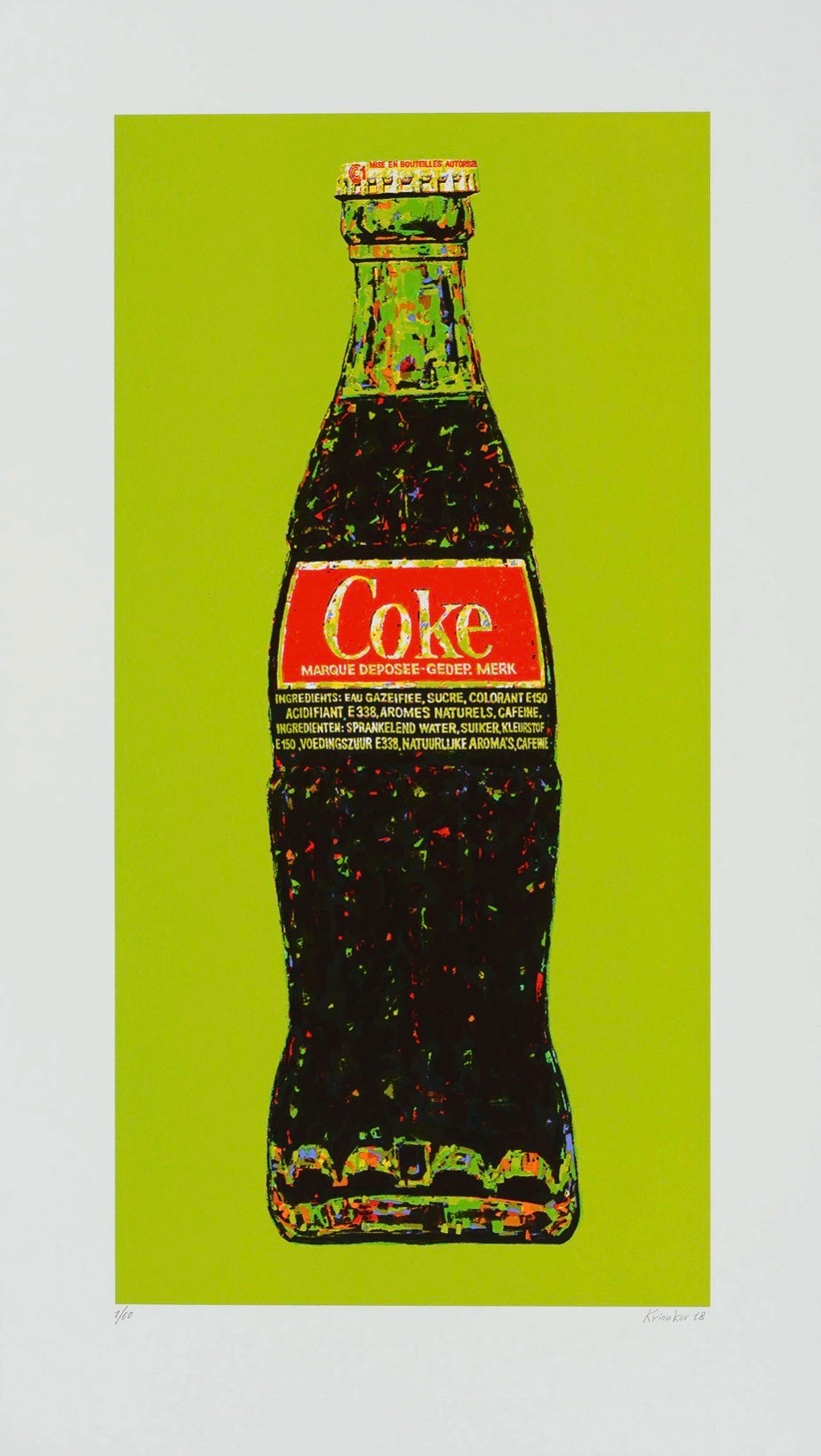 Andrei Krioukov Coca Cola Flasche Grün - Galerie Vogel