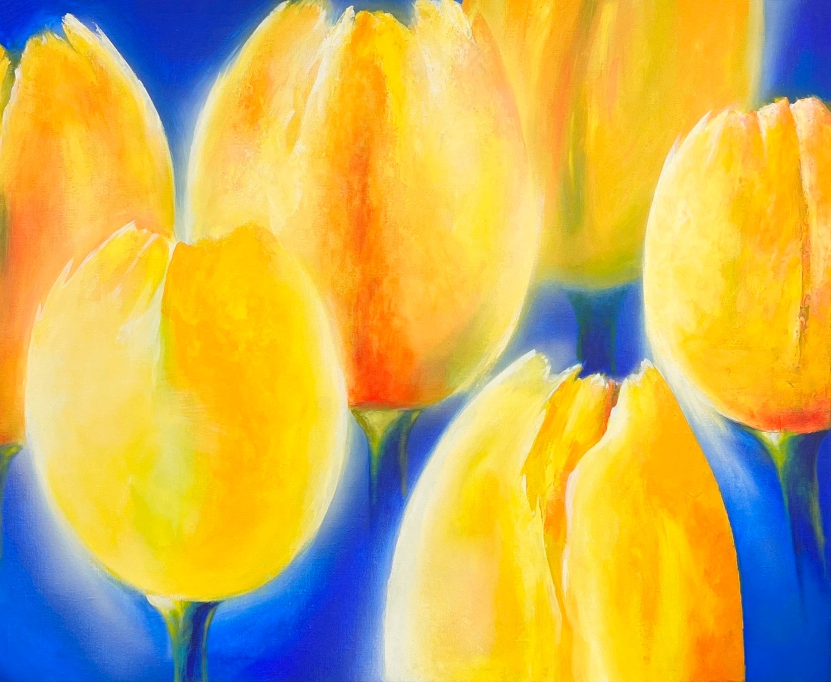 Claude E. Matié Tulpen im Gegenlicht IV - Galerie Vogel
