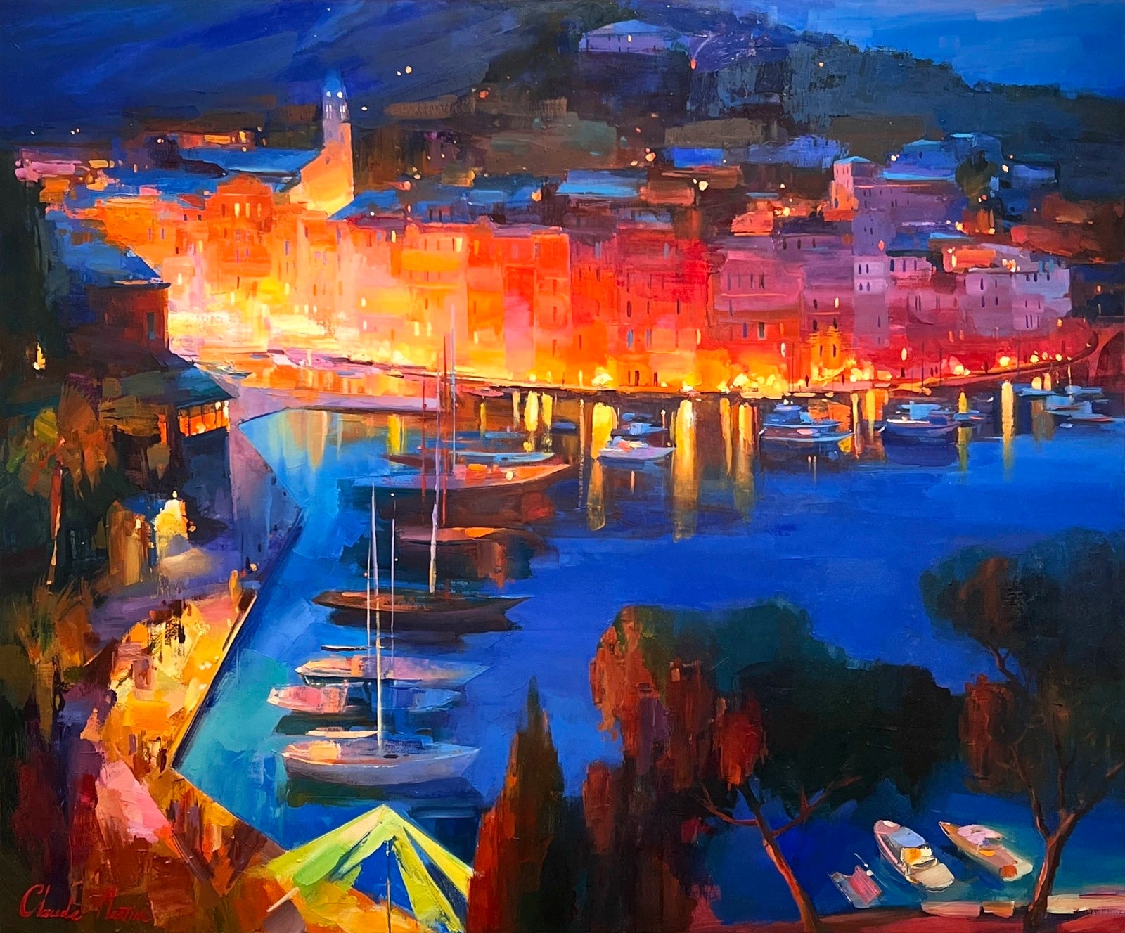 Claude Martine Meer bei Nacht