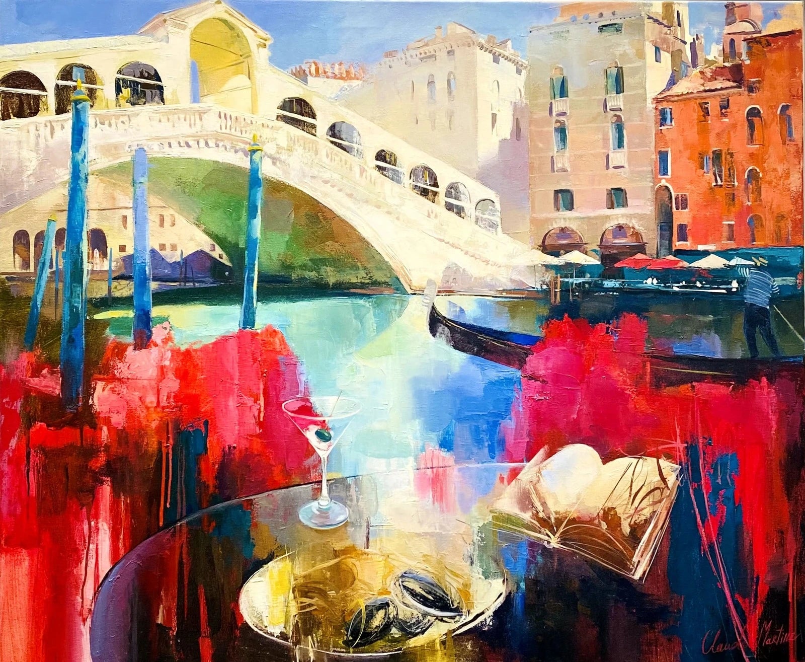 Claude Martine Venedig genießen - Galerie Vogel