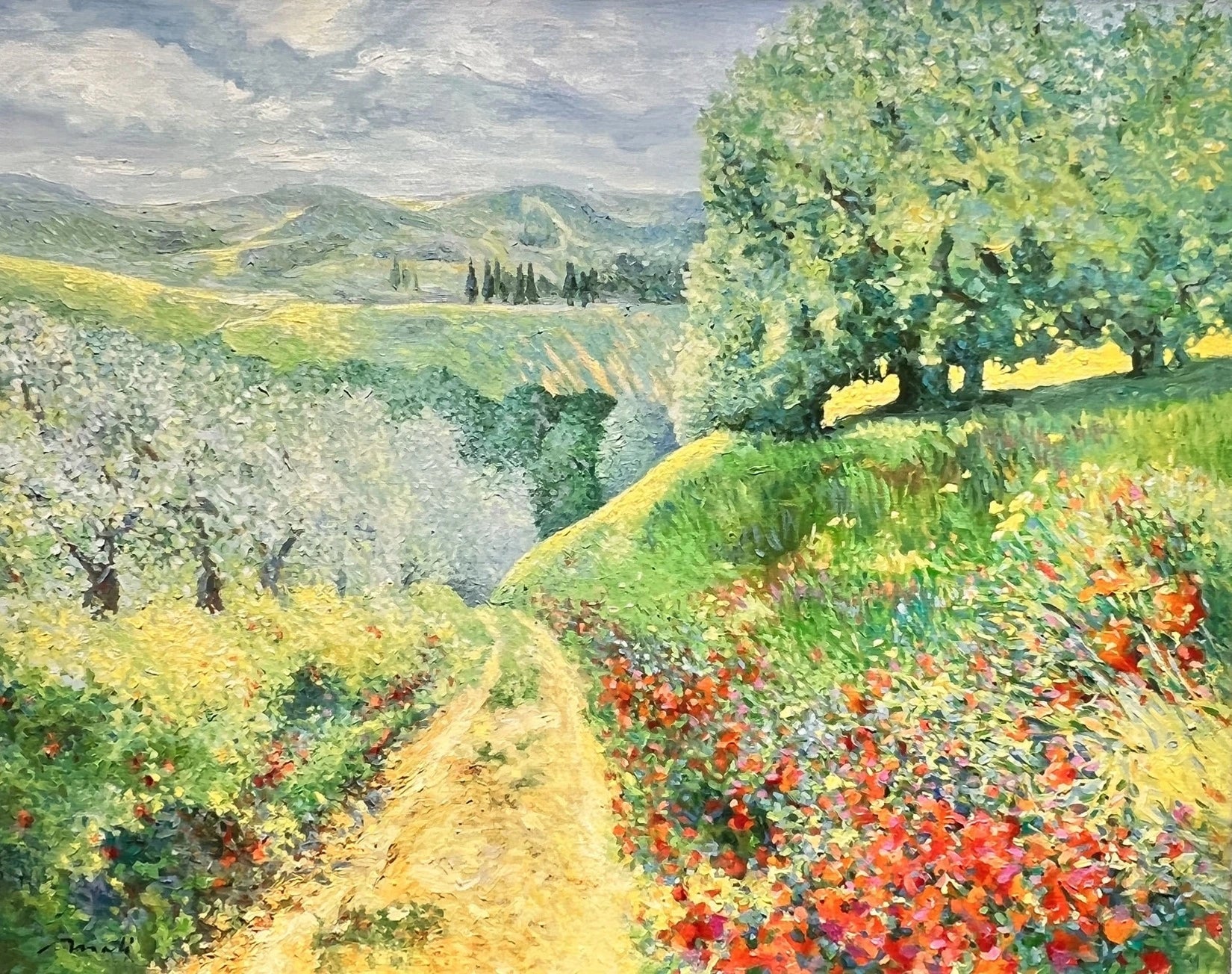 Claude E. Matié Südfrankreich im Sommer - Galerie Vogel