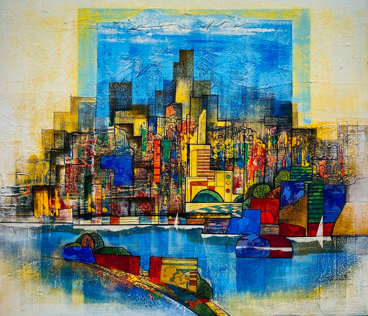Ernst Peter Rade Skylinerapsodie - Galerie Vogel