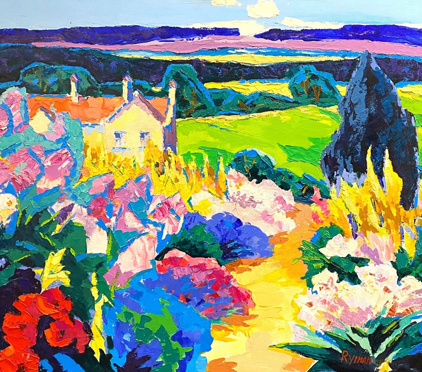 Ewgenij Ryman Farbige Landschaft II - Galerie Vogel