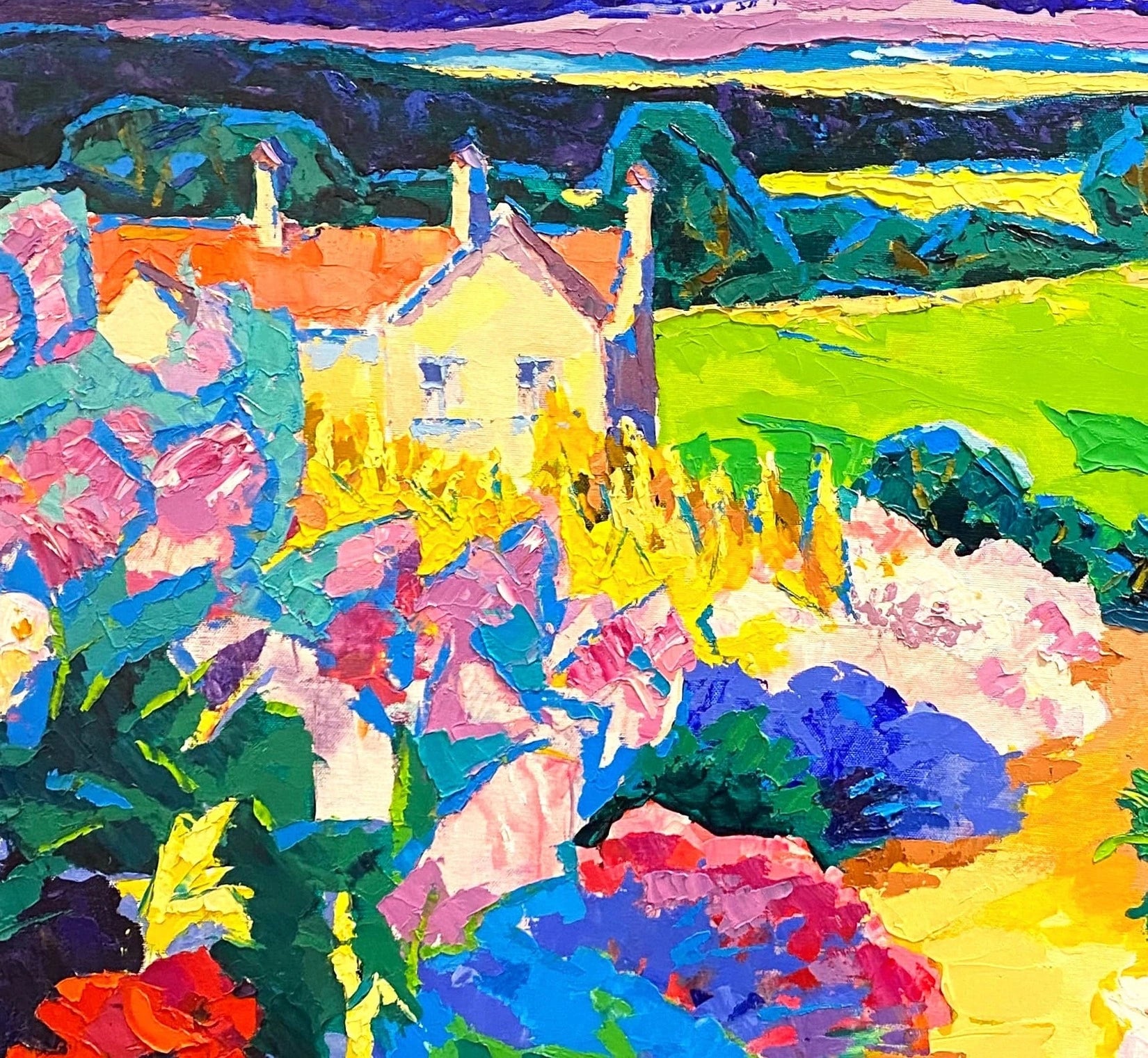Ewgenij Ryman Farbige Landschaft II - Galerie Vogel