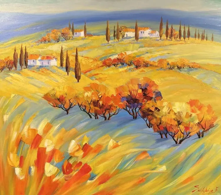 Ewgenija Swolskaja - Sonne im Süden - Galerie Vogel