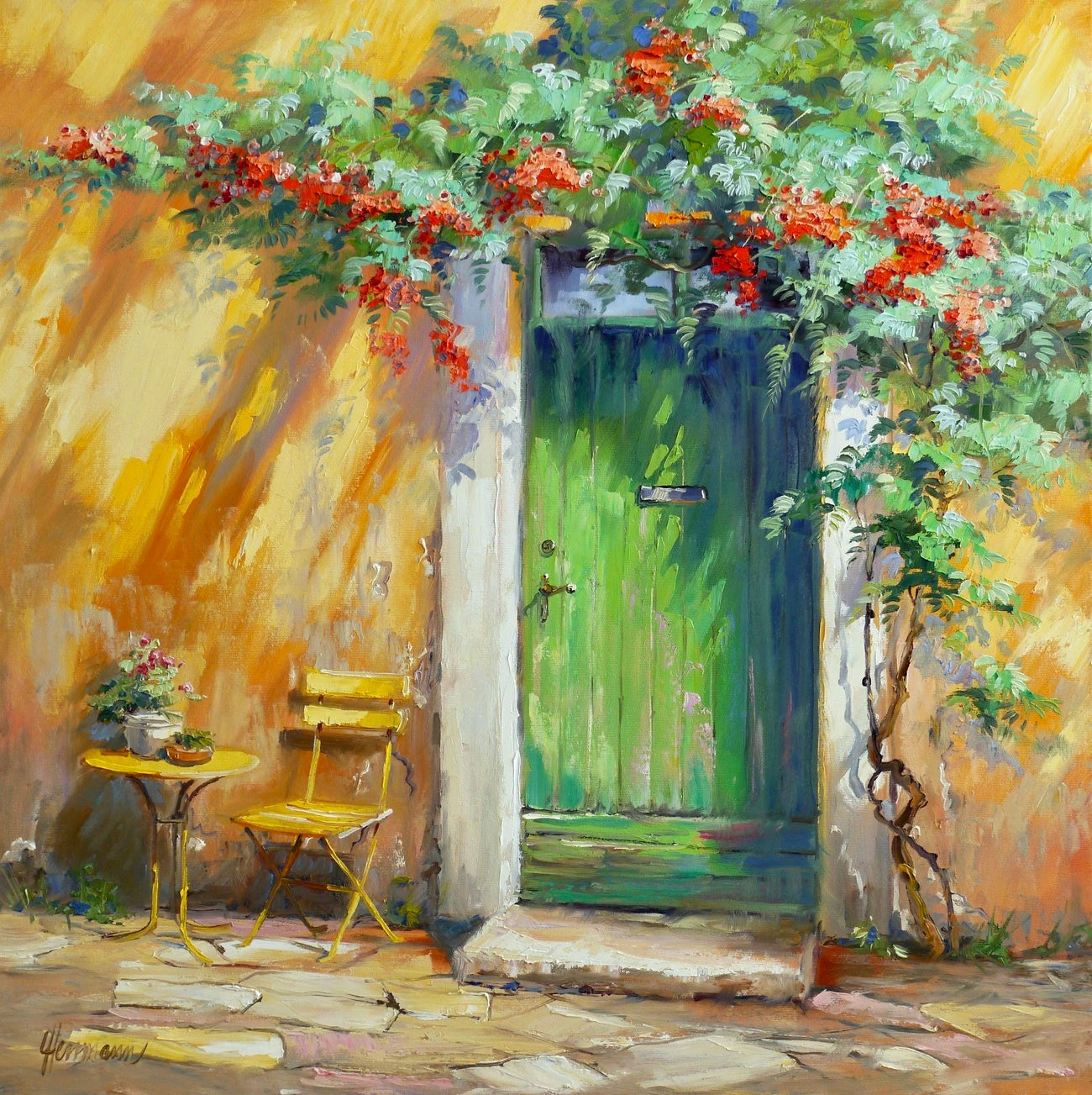 Ute Herrmann - Green Door