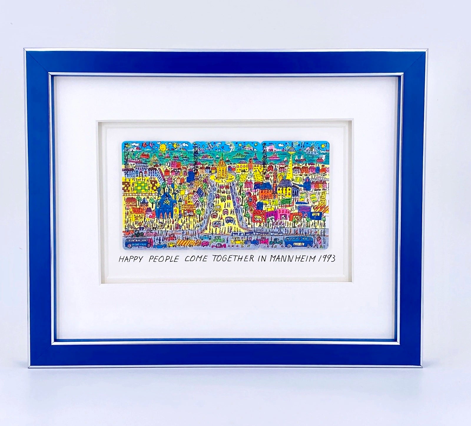 James Rizzi Des gens heureux se réunissent à Mannheim