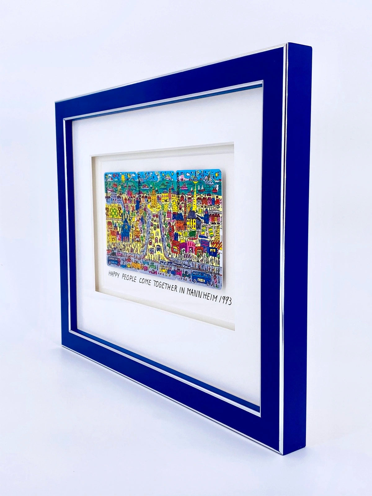 James Rizzi Des gens heureux se réunissent à Mannheim