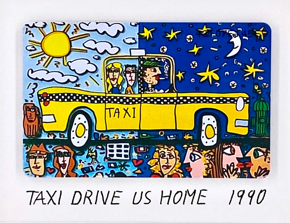 James Rizzi Taxi nous ramène à la maison