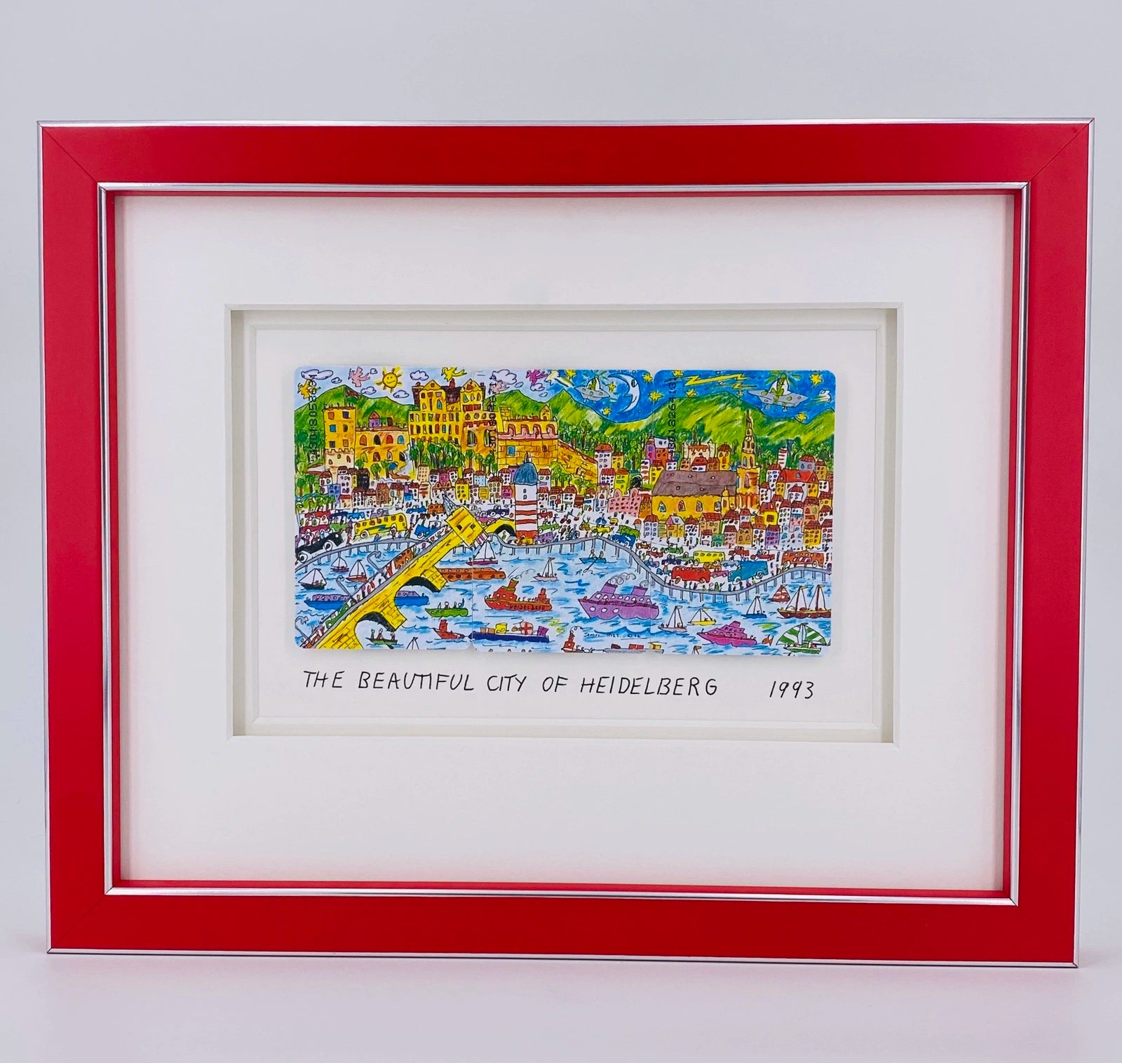 James Rizzi La belle ville de Heidelberg
