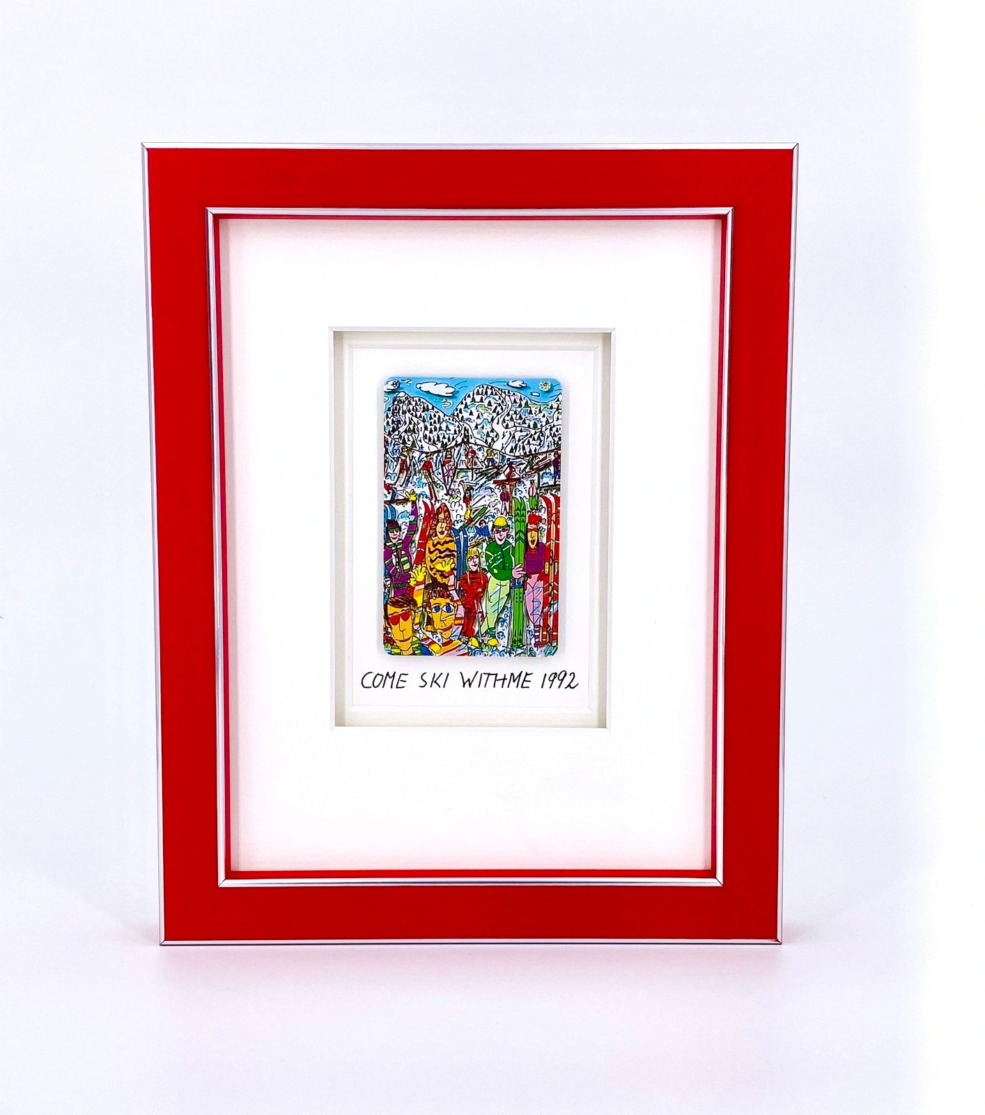James Rizzi Come Ski with Me