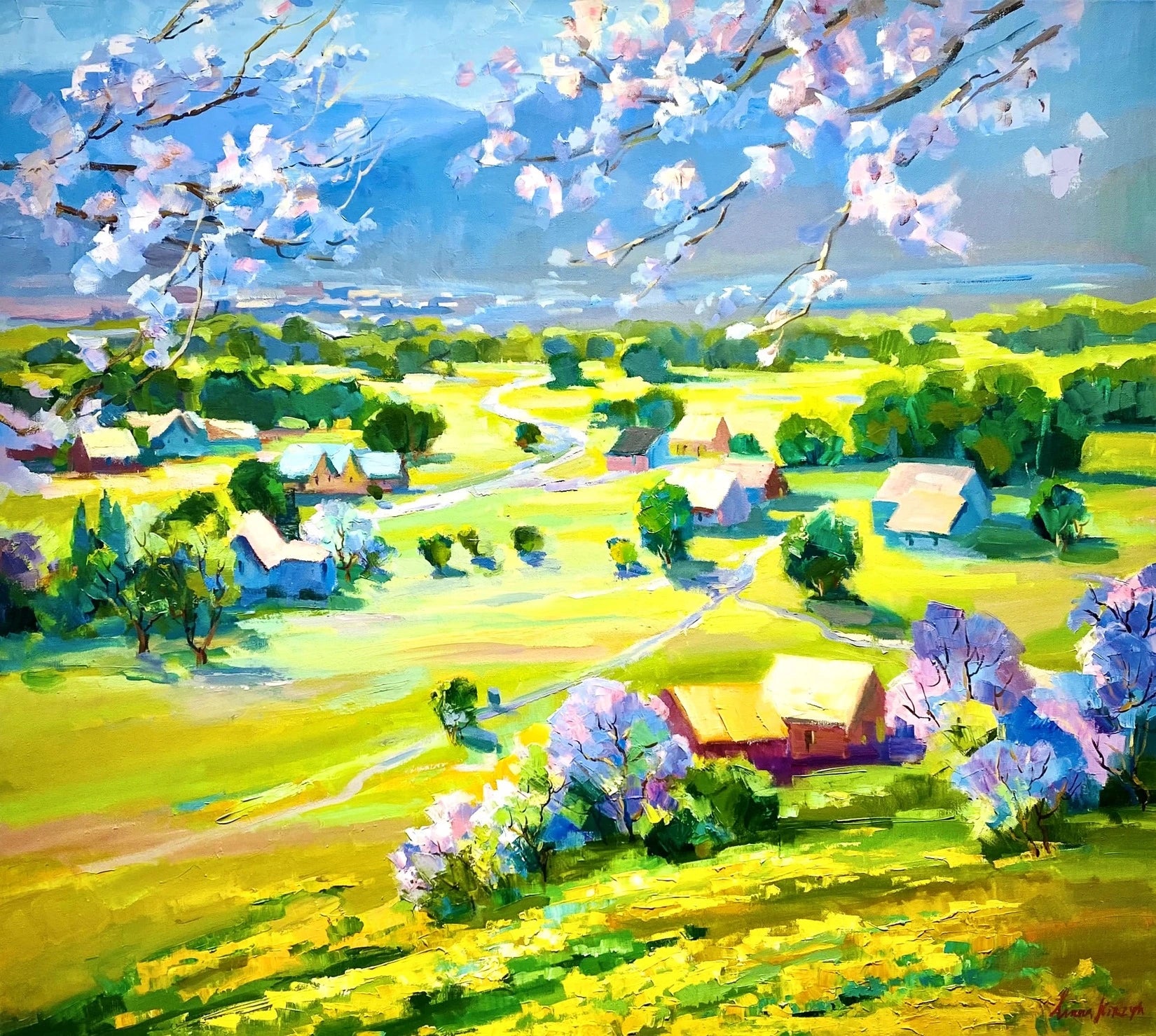 Inna Kirzik Zarte Kirschblüten - Galerie Vogel