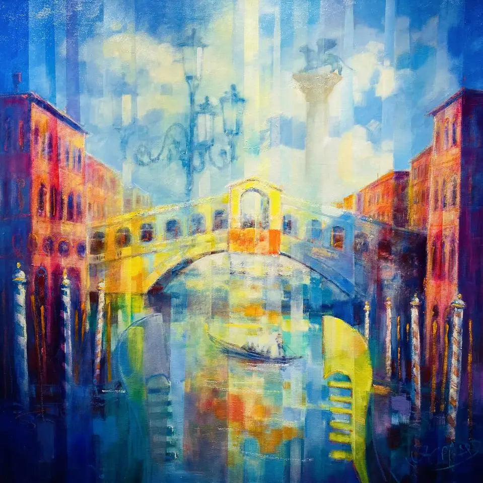 Jean-Claude Picard - Rialtobrücke Venedig - Galerie Vogel
