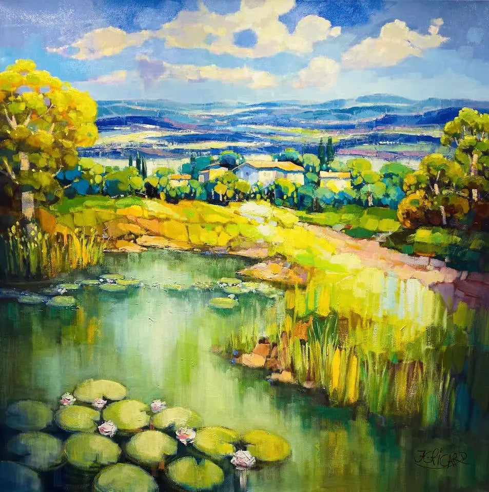 Jean-Claude Picard - Seerosenteich - Galerie Vogel