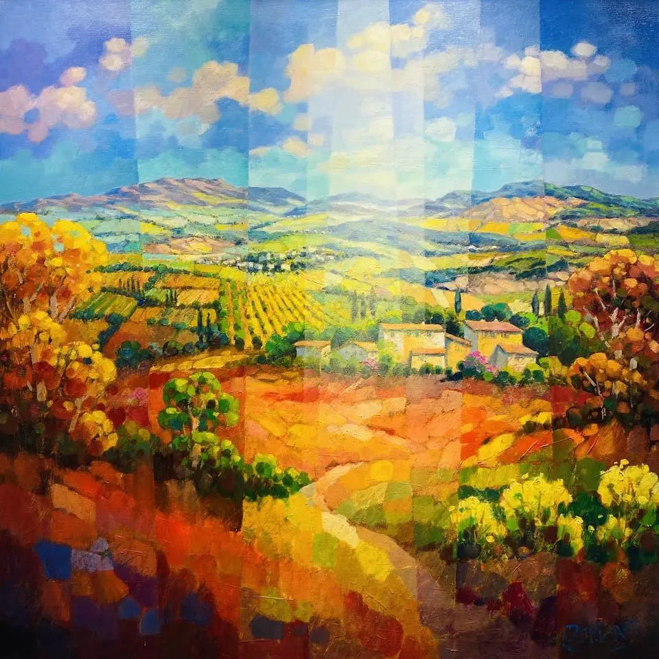 Jean-Claude Picard - Tal der Sonne - Galerie Vogel