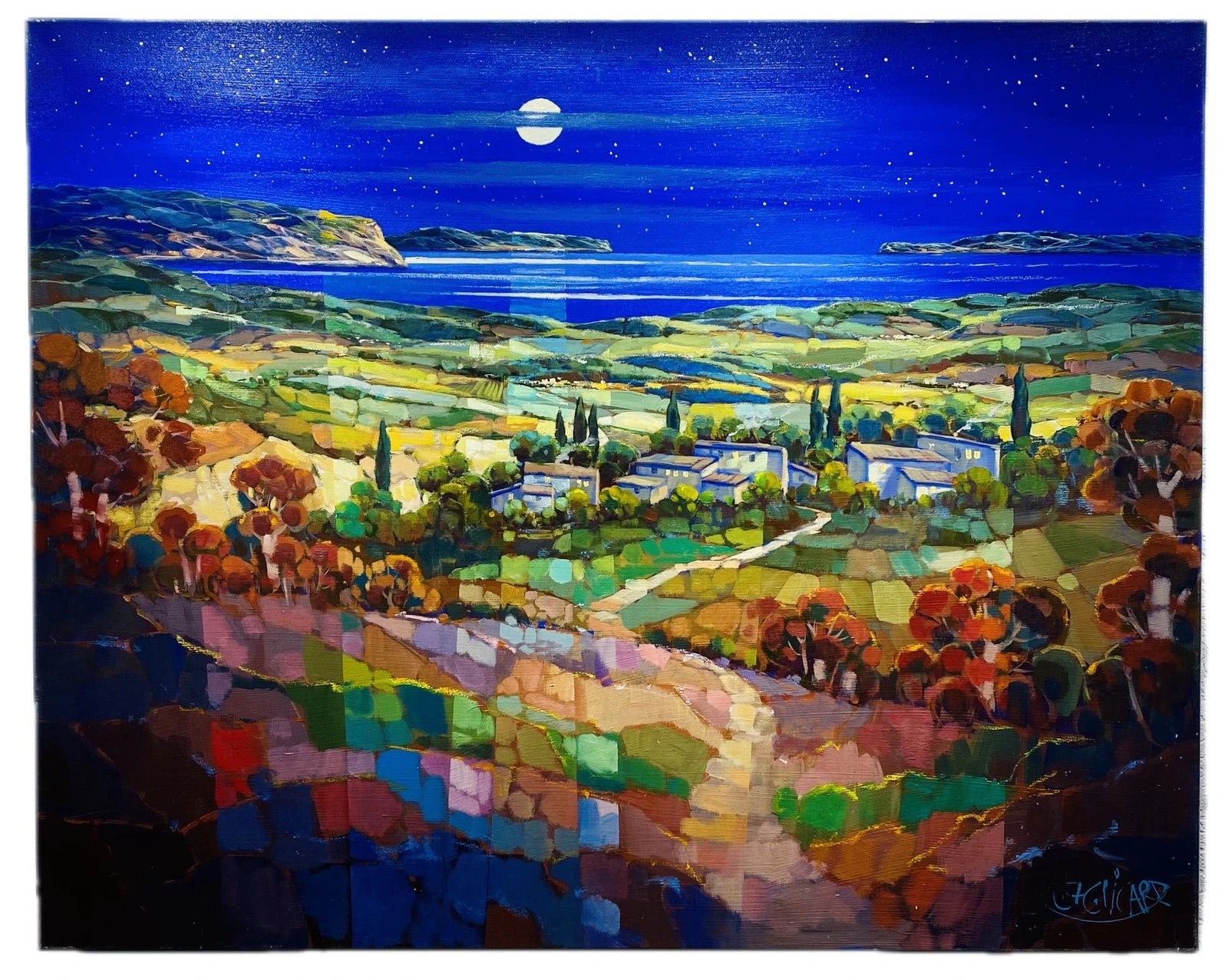 Jean-Claude Picard - Sommernacht am Meer
