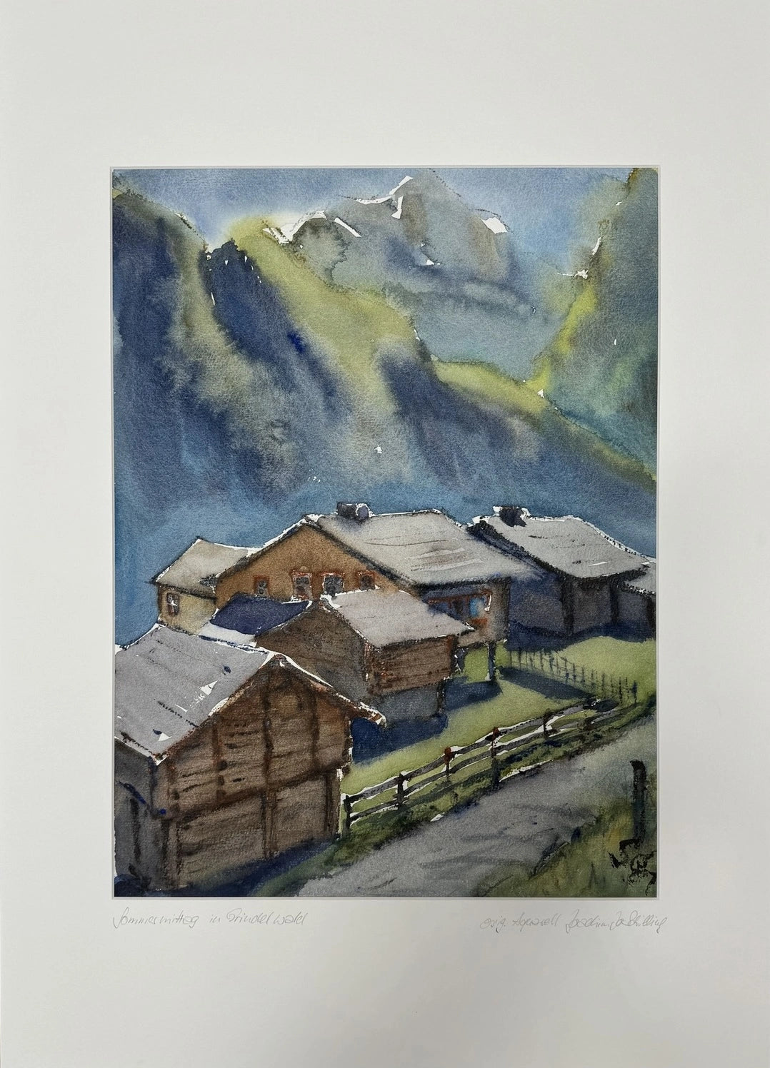 Joachim Jo Schilling: Sommermittag im Grindelwald