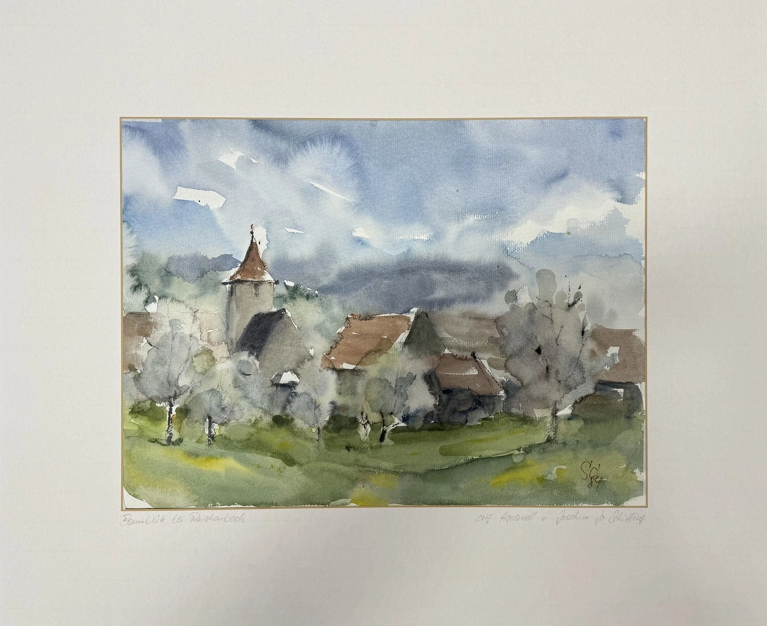 Joachim Jo Schilling: Baumblüte bei Reichenbach