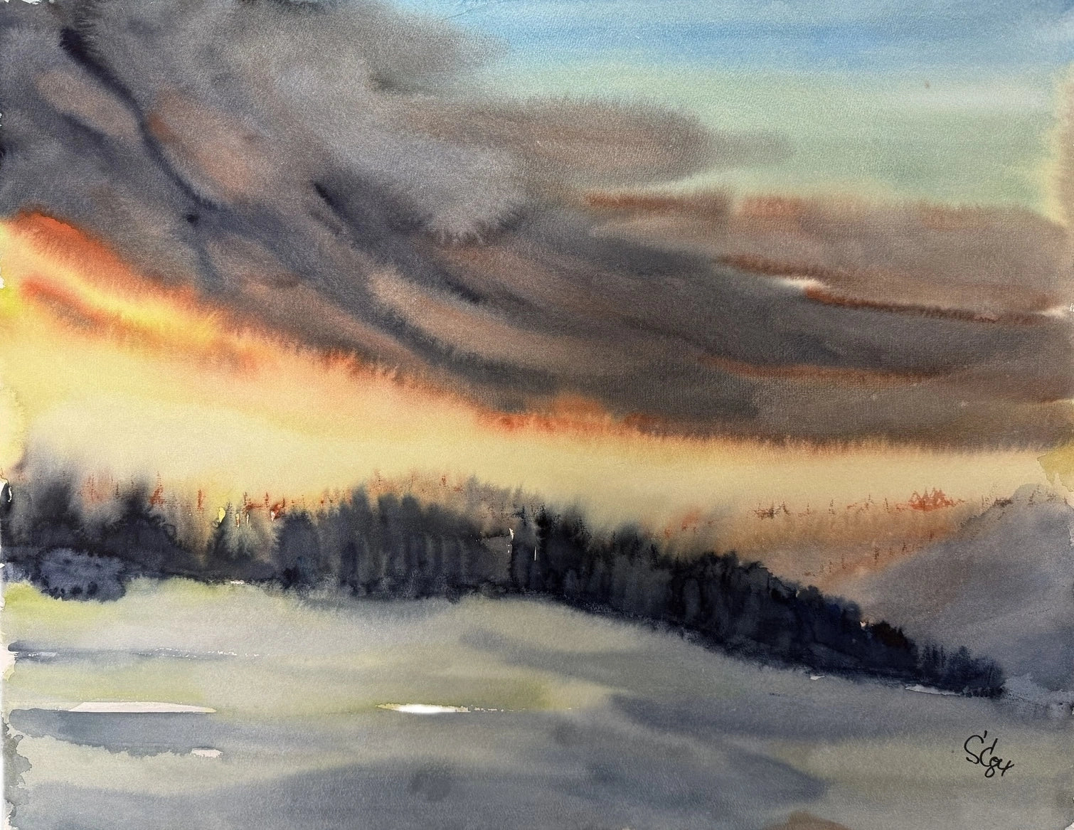 Joachim Jo Schilling: Sonnenaufgang