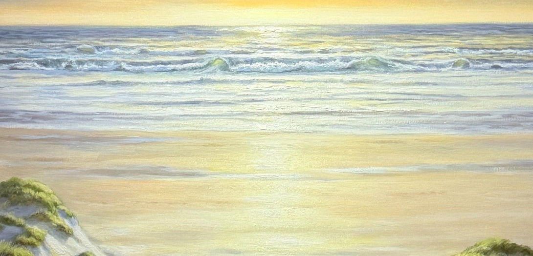 Kai Lichtenberg – Detail Licht auf dem Meer, Öl auf Leinwand