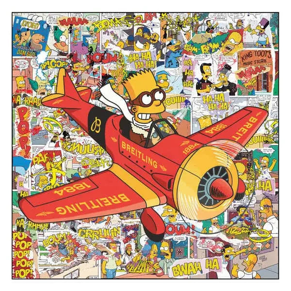 Kobalt Bart Simpson Breitling Flug - Galerie Vogel