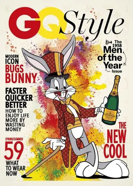 Kobalt Bugs Bunny Kobalt Louis Vuitton I - Galerie Vogel