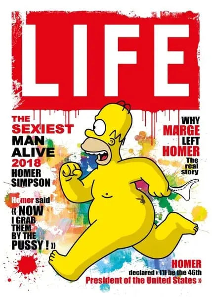 Kobalt Homer Simpson - LIFE Magazin Now - Galerie Vogel