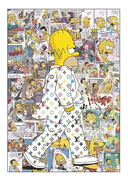 Kobalt Homer Simpson Fashion Week - Galerie Vogel