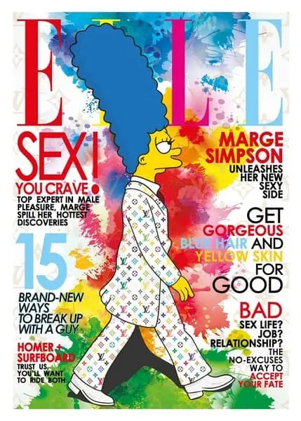 Kobalt ELLE Marge Simpson - Galerie Vogel