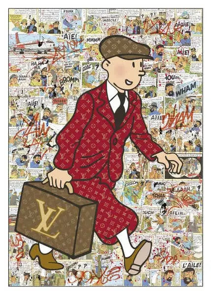 Kobalt TinTin Tim und Struppi - Galerie Vogel