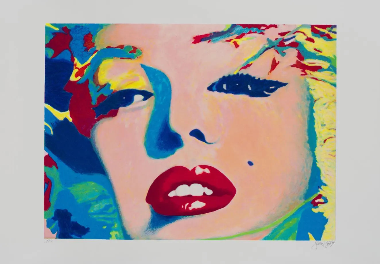James Francis Gill Marilyn on a sunny day - Galerie Vogel