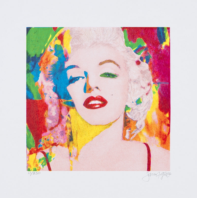 James Francis Gill Mini Marilyn 1 Bunt farbig - Galerie Vogel