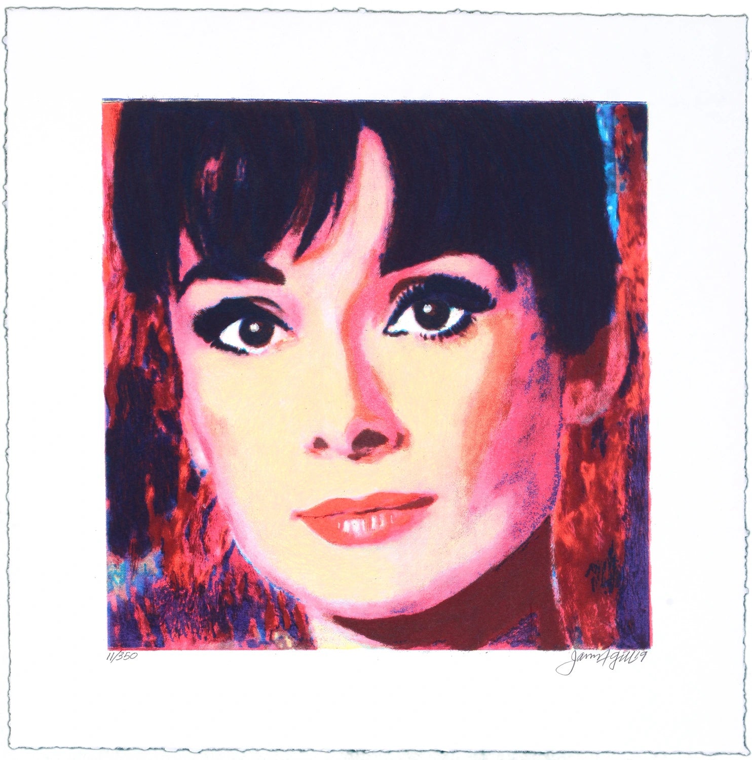 James Francis Gill Mini Audrey Pink - Galerie Vogel