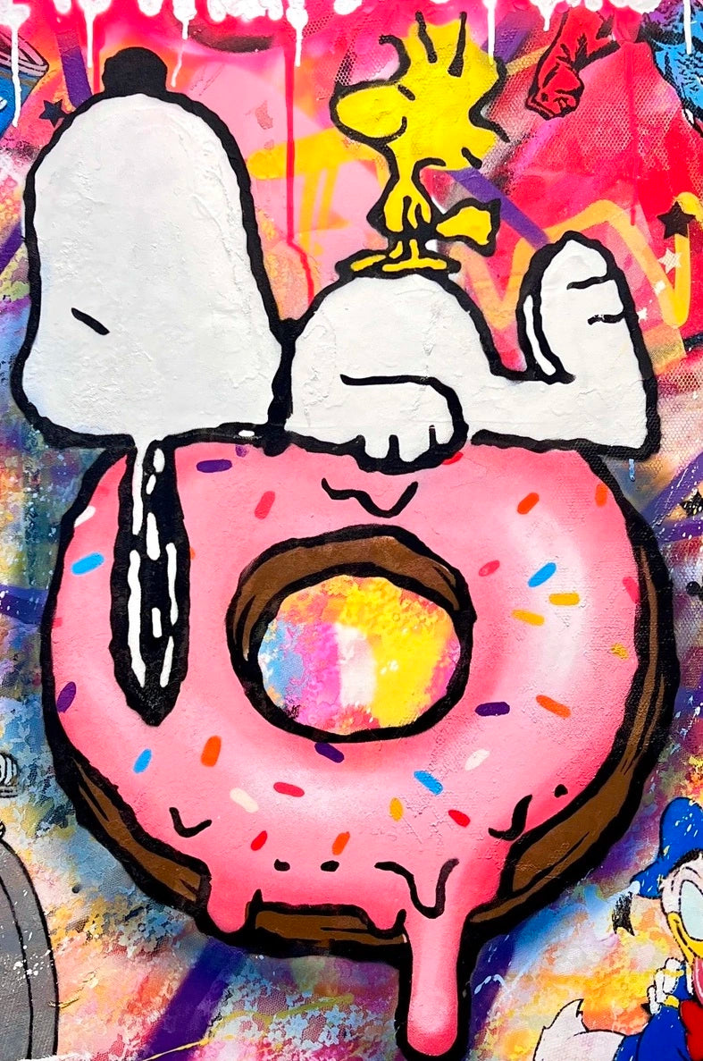 Marco Valentini - Life is what you make it Snoopy - Galerie Vogel