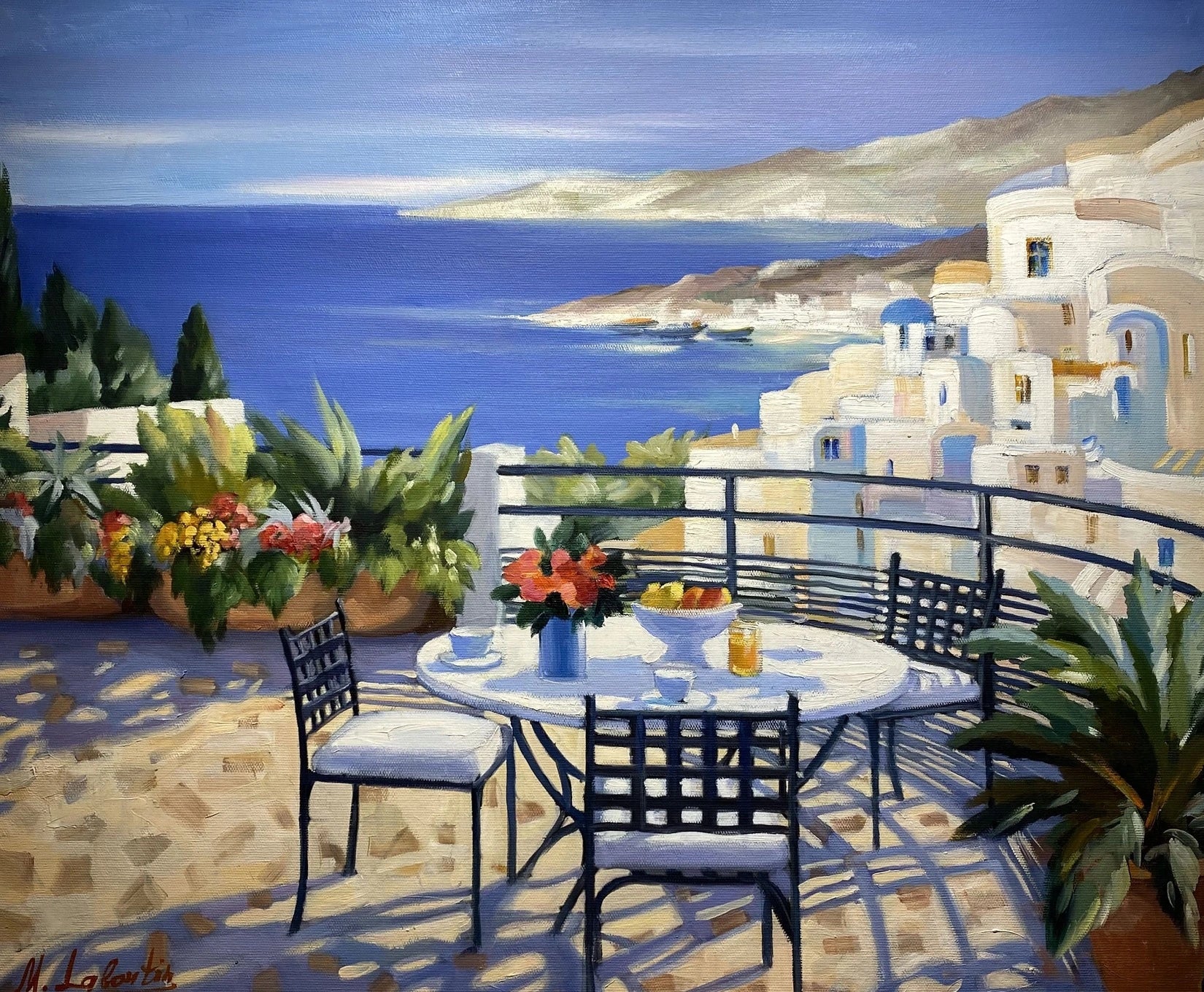 Margaux Laboutin - Petit déjeuner face à la mer
