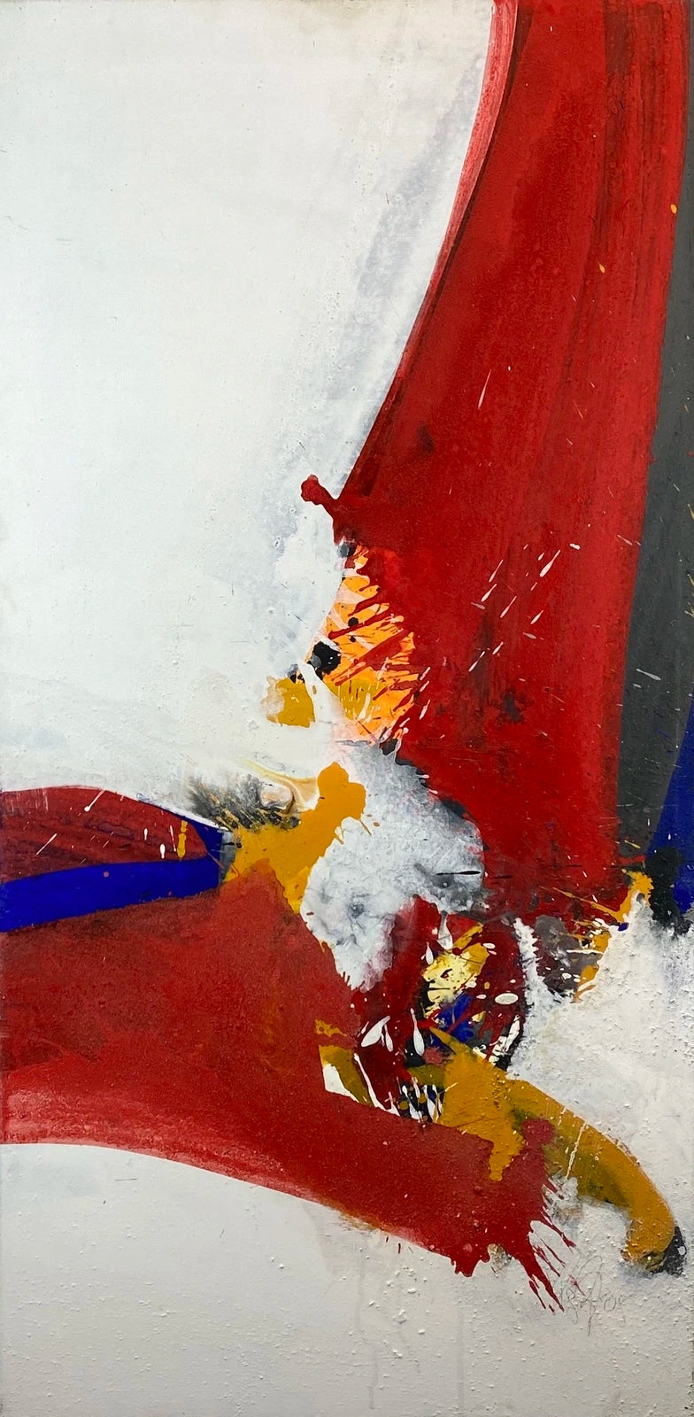 Roger Greßl Farbkomposition in Rot