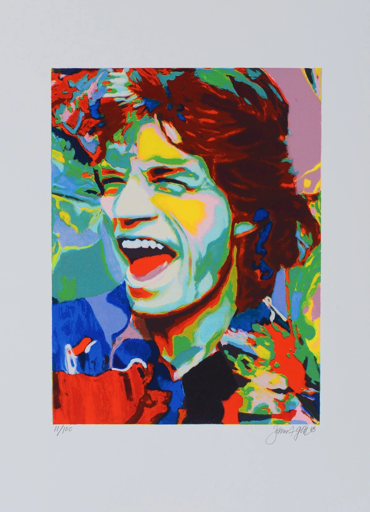 James Francis Gill Mick Jagger - Galerie Vogel
