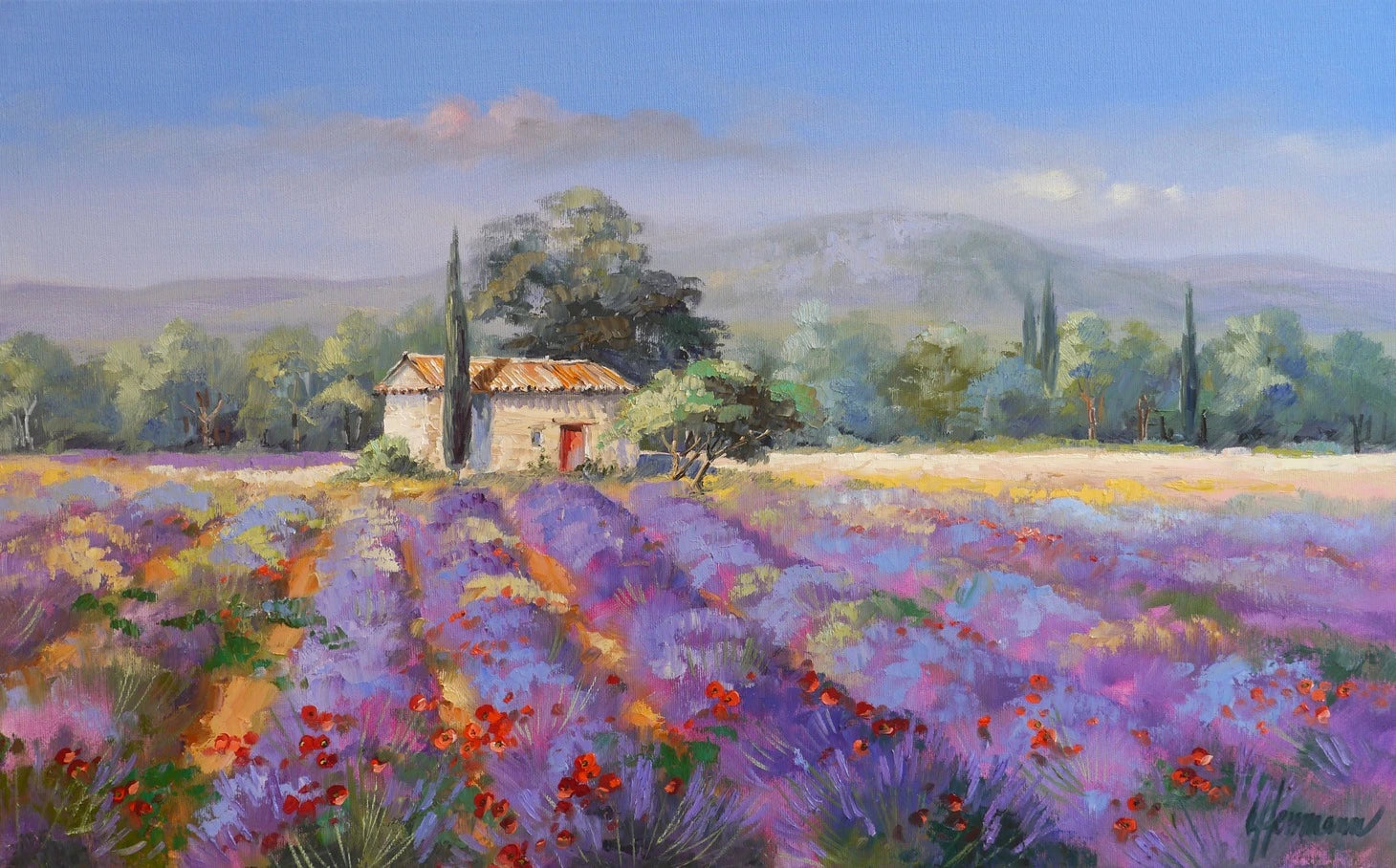 Ute Herrmann - Cabanon im Lavendel