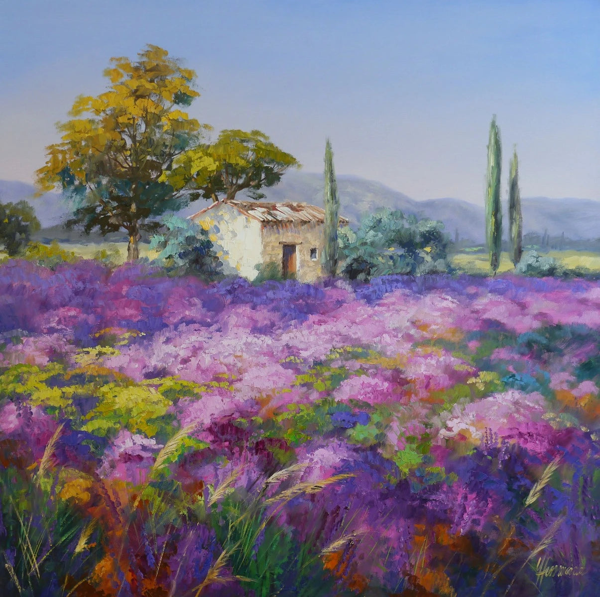 Ute Herrmann - Summer light in the Luberon