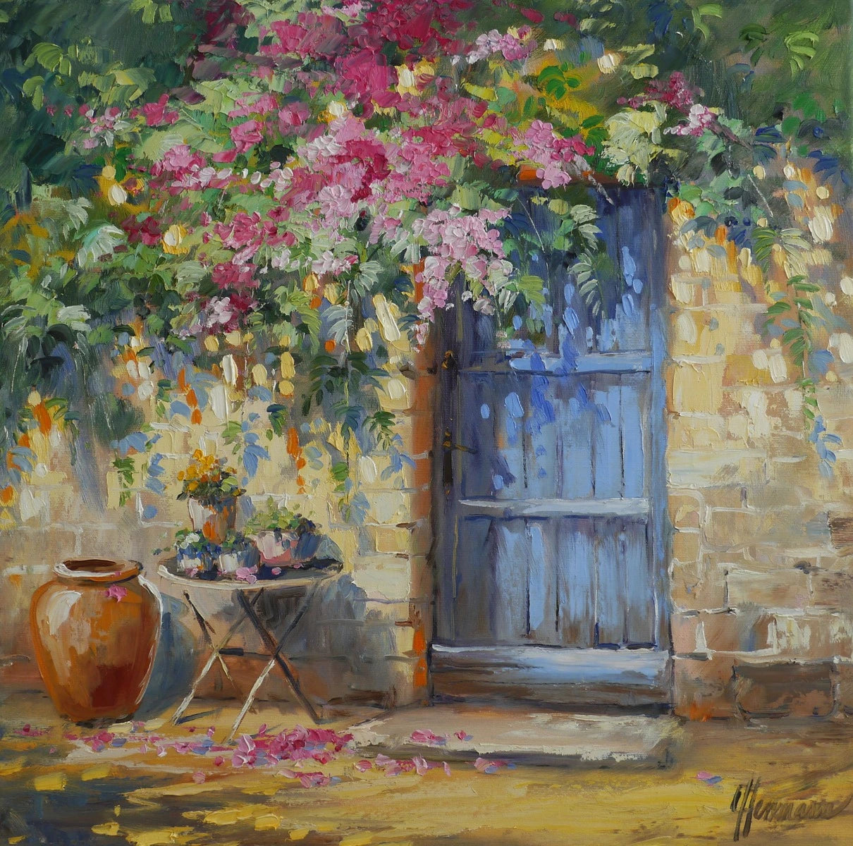 Ute Herrmann - Morning atmosphere in the garden