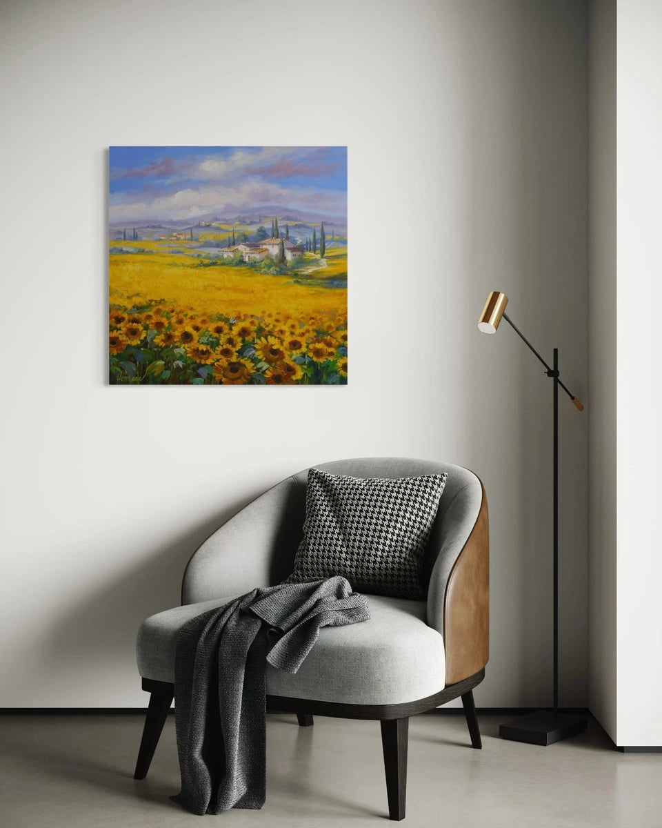 Ute Herrmann - Sonnenblumenfeld bei Arles