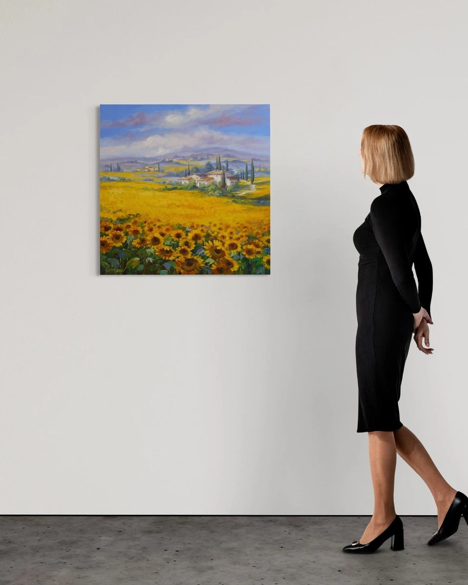 Ute Herrmann - Sonnenblumenfeld bei Arles