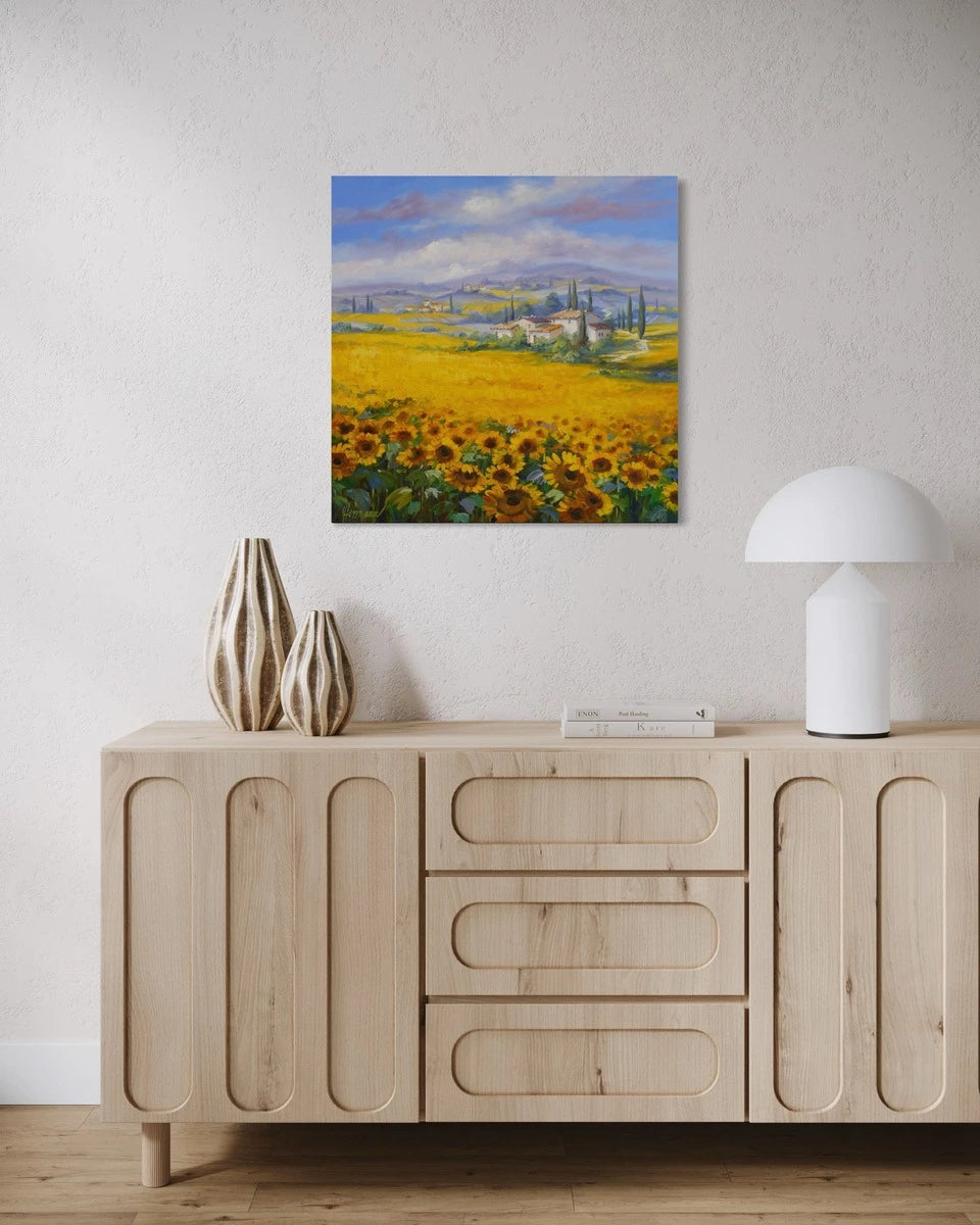 Ute Herrmann - Sonnenblumenfeld bei Arles